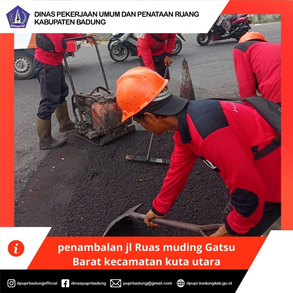 penambalan jalan Berlubang